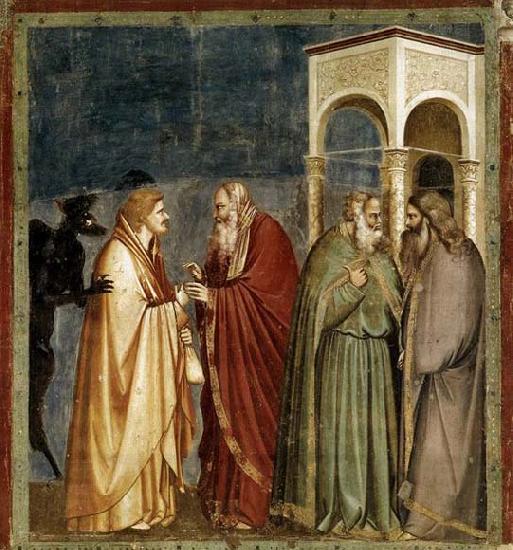 GIOTTO di Bondone Judas-Betrayal oil painting picture